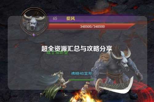 超全资源汇总与攻略分享