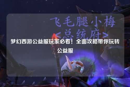 梦幻西游公益服玩家必看！全面攻略带你玩转公益服