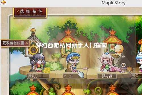 梦幻西游私网新手入门指南